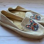 Soludos  Frenchie Dog Espadrilles Slip Ons Size 8.5 Photo 2