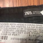 ZARA  Black Denim High‎ Waist Distressed Ripped Frayed Jean Shorts Size 4 Photo 10