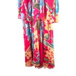 FIGUE Lula Halter Silk Chiffon Maxi Dress Sz 4 Pink Photo 2
