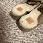 DOLCE VITA Suede Astor Plush Flats Mule Olive Green Photo 5