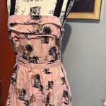 Burlapp Farmhouse Scene Pink Dress (M) Size M Photo 2