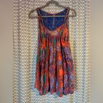 Free People Intimately | Count Me in Trapeze Tank Top, Blue Size L Photo 6