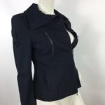 Guess by Marciano  Asymmetrical Jacket Navy Size 6 Photo 7