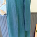 J Jill Pure Jill Dipped Hem Boho Comfy Swing Dress/Tunic ~ Size Med 💚🍄 Green Photo 4