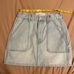 Aritzia Denim Forum 90’s Utility Mini Denim Skirt Blue Size 0 Photo 0