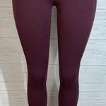 Lululemon maroon leggings size 6 Photo 0