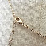 Vince Camuto gold tone blue ombré rhinestone pendant necklace Photo 5