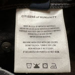 Citizens of Humanity  COH Elle Hi-Rise Cut Off Button Fly Washed Black Shorts 25 Photo 8