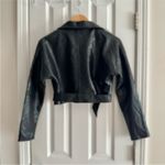 Princess Polly  Cropped Belted Leather Jacket Photo 4