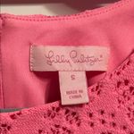 Lilly Pulitzer Pink Geometric Lace Tank Top Photo 1