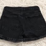 Old Navy High Waisted OG Shorts Acid Washed Black 4 Photo 1