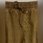 Kut From The Kloth Linen Blend Pants NEW 2X Smocked Drawstring Cord Pork Chop Photo 7