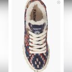 Farm Rio NEW  Sneakers Ainika Floral Platform Faux Fur Lined Tennis Shoes 7.5 Photo 8