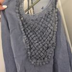 Andrée Andree blue cold shoulder top Photo 4