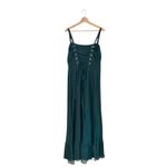 Show Me Your Mumu  Clarissa Corset Dress in Emerald Chiffon XL Photo 3