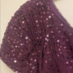 Elegant Sequin Midi Dress in Purple Size XL Photo 7