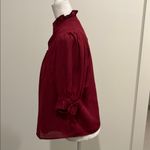 NWT Avara &Merci Burgundy Top Sz M Photo 2