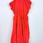 Natori NWT  Summer Texture Eyelet Dress Mandarin Orange Size 10 NEW $795 Photo 10