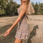 Storia Ditsy Floral Smocked Tank & Skirt Set Photo 5