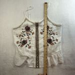 Shyanne  Women's L Large Floral Embroidered Cami Tank Top Cowgirl Western Rodeo Photo 10