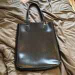 Givenchy  Parfume Black Glossy Faux Leather Tote Bag Photo 4