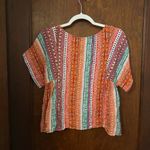 Anthropologie  Maeve Milla Multicolor Stripe Top XS Photo 2