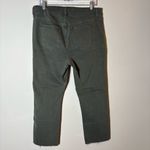 joe's jeans Joe’s Jeans Olive Green Frayed Hem Cropped Pants Size 31 Photo 5