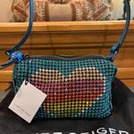 Kurt Geiger NWT  London Party Pochette Purse - Blue Rainbow Photo 4