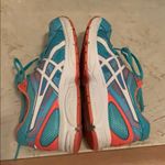 ASICS  gel contend 2 aqua & coral sneakers size 7.5 Photo 4