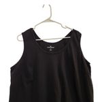 Woman Within  Black Pullover Sleeveless Crewneck Casual Basic Tank Top Size 2X Photo 2