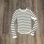 Madden Girl  Black and White Striped Sweater Photo 8