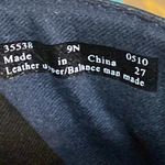 Clarks  womens leather navy blue slip ons size 27 Photo 9