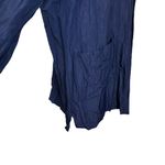 Eileen Fisher  Open Front Cardigan Women’s Size Small Navy Organic Cotton Photo 4