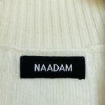 NAADAM Cashmere Turtleneck Sweater Large Cable Knit‎ Cream Cozy Warm Photo 4