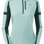 The North Face light blue running long sleeve Photo 0