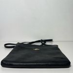 Coach  Kitt Black Leather Messenger Crossbody Bag Purse Photo 8