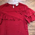 ASOS New Short Sleeve Drop Waist Dress with Ruffles Photo 5