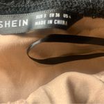 SheIn • Ruffled bustier top nude and black small Photo 2