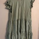 ARITZIA WILFRED Tiered Babydoll Dress Green Size L Photo 0