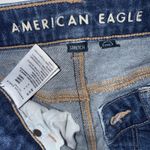 American Eagle  Stretch Mom Tinted Medium Straight Leg Jeans 90s Women Sz 4 SHORT Photo 3