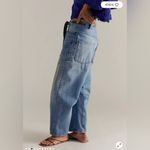 Free People NWT We The Free Moxie Pull-On Barrel Jeans size 27  Photo 1
