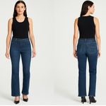 Ann Taylor Denim Jeans Bootcut Pockets Dark Wash Women's Size 10 Photo 1