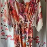 NWOT Spy Zone Exchange Floral Rhinestone Tie Dye Swim Cover Up Tunic Size S Photo 0