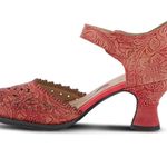 L'ATISTE L’Artiste visionary leather Mary Jane shoes red size 42 /10.5-11 Photo 1