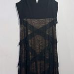 City Chic NWT Sexy Ruffle Maxi Dress In Black Size L/20 Photo 1