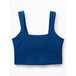 Athleta XS Transcend Square Neck Crop Sports Bra X-Small D-DD Maritime Blue Photo 2