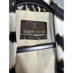 Roberto Cavalli NEW- NWOT Silk Blazer Jacket 38 Animal Print Snake Tiger Photo 4