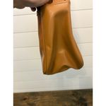 Vintage Brown Faux Leather Satchel Crossbody Bag With Buckle Detail Green Photo 5