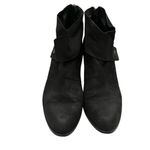 Eileen Fisher Tag Wrap-Snap Leather Booties Black, Sz 9 Photo 8