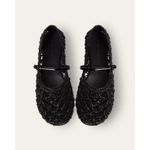 Dear Frances Balla Weave Flats in Black 36 With Box Womens Leather Shoes Size 5 Photo 2